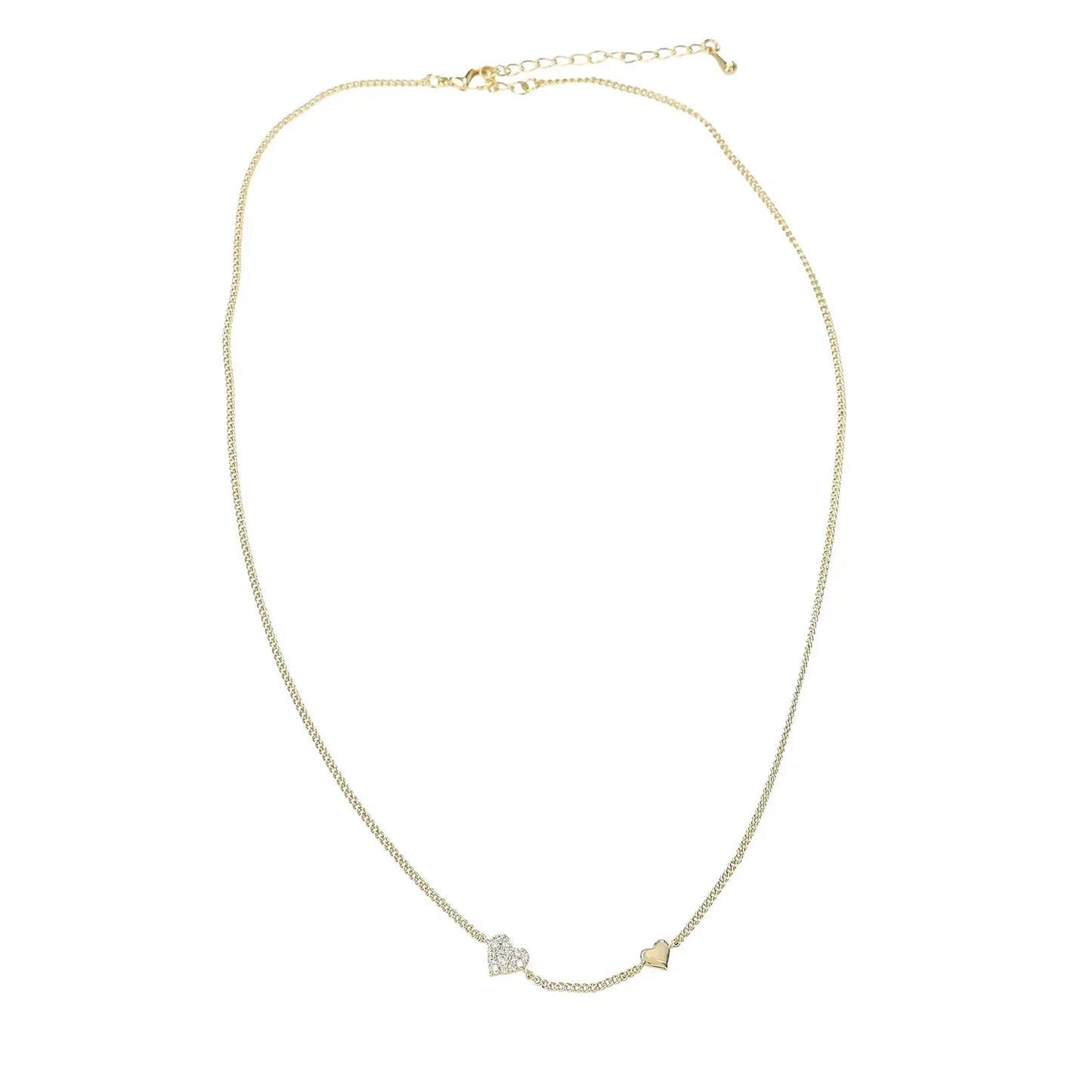 DEPESCHE Halskette "Heart of Gold" mit Symbol/Wort/Buchstabe und Herz