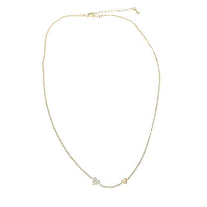 DEPESCHE Halskette "Heart of Gold" mit Symbol/Wort/Buchstabe und Herz
