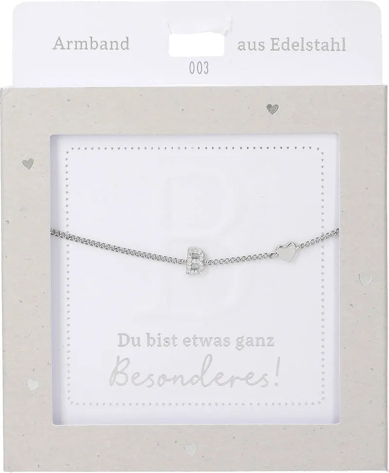 DEPESCHE Armband "Heart of Gold" mit Symbol/Wort/Buchstabe und Herz