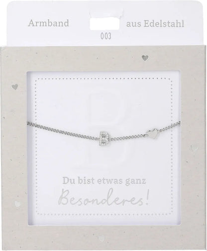 DEPESCHE Armband "Heart of Gold" mit Symbol/Wort/Buchstabe und Herz