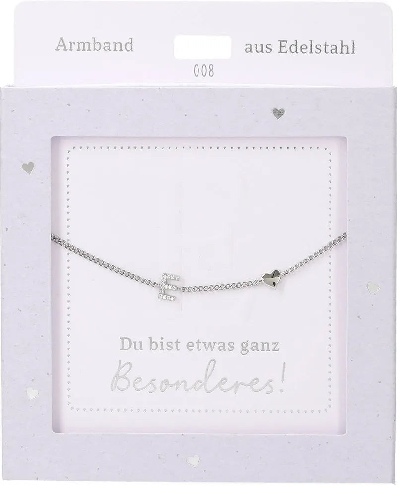 DEPESCHE Armband "Heart of Gold" mit Symbol/Wort/Buchstabe und Herz