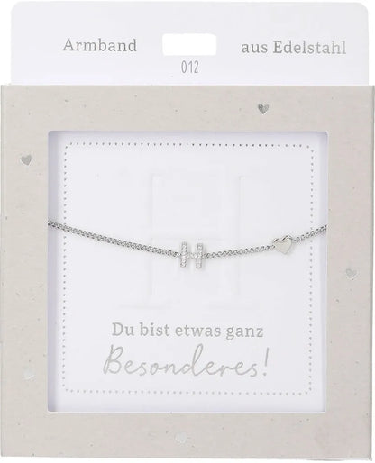 DEPESCHE Armband "Heart of Gold" mit Symbol/Wort/Buchstabe und Herz