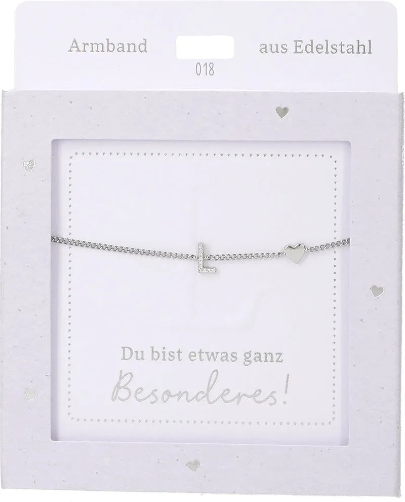 DEPESCHE Armband "Heart of Gold" mit Symbol/Wort/Buchstabe und Herz