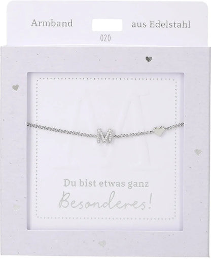 DEPESCHE Armband "Heart of Gold" mit Symbol/Wort/Buchstabe und Herz
