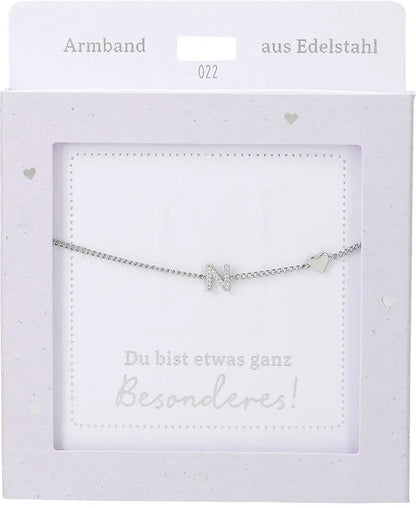 DEPESCHE Armband "Heart of Gold" mit Symbol/Wort/Buchstabe und Herz