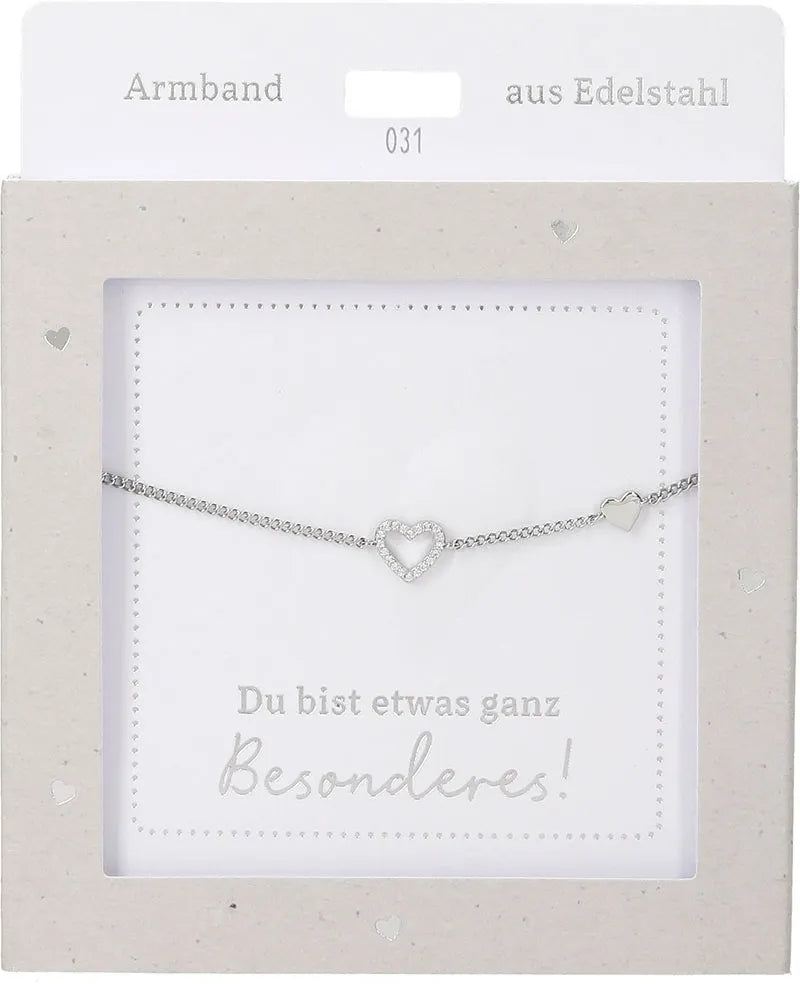 DEPESCHE Armband "Heart of Gold" mit Symbol/Wort/Buchstabe und Herz