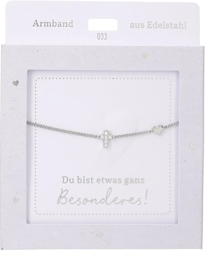 DEPESCHE Armband "Heart of Gold" mit Symbol/Wort/Buchstabe und Herz