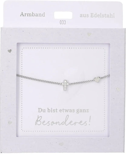 DEPESCHE Armband "Heart of Gold" mit Symbol/Wort/Buchstabe und Herz