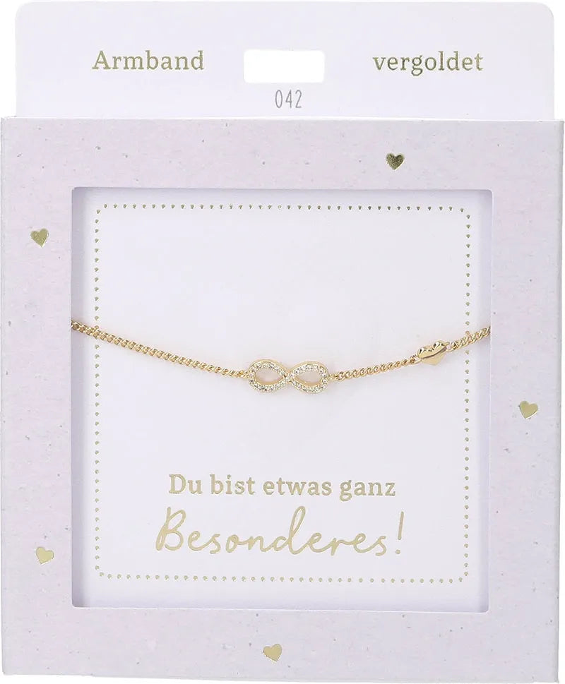 DEPESCHE Armband "Heart of Gold" mit Symbol/Wort/Buchstabe und Herz