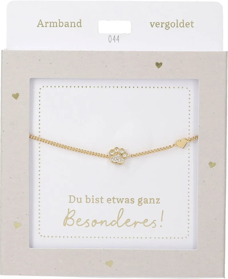 DEPESCHE Armband "Heart of Gold" mit Symbol/Wort/Buchstabe und Herz