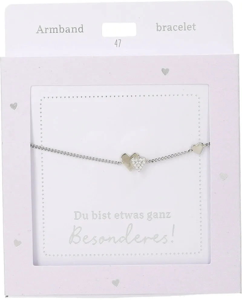 DEPESCHE Armband "Heart of Gold" mit Symbol/Wort/Buchstabe und Herz