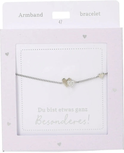 DEPESCHE Armband "Heart of Gold" mit Symbol/Wort/Buchstabe und Herz
