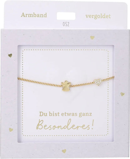 DEPESCHE Armband "Heart of Gold" mit Symbol/Wort/Buchstabe und Herz