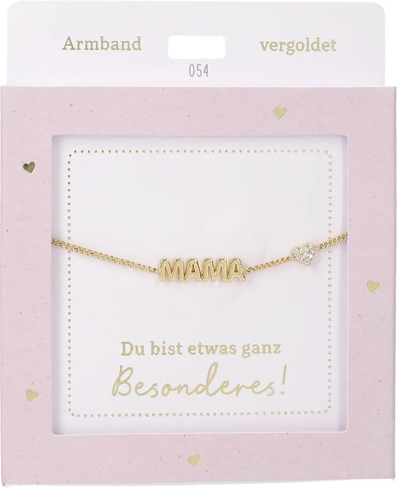 DEPESCHE Armband "Heart of Gold" mit Symbol/Wort/Buchstabe und Herz