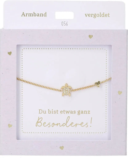 DEPESCHE Armband "Heart of Gold" mit Symbol/Wort/Buchstabe und Herz