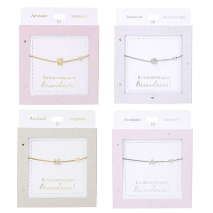 DEPESCHE Armband "Heart of Gold" mit Symbol/Wort/Buchstabe und Herz