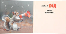 3D Musikkarte "Achtung! Heute hat ein..."