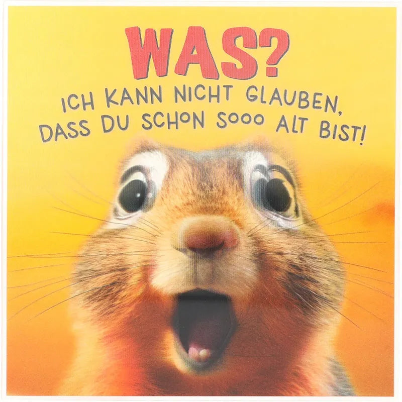 3D Musikkarte "WAS? Ich kann nicht glauben..."