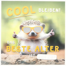 3D Musikkarte "Cool bleiben! Das beste Alter ist jetzt!"