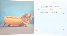 3D Musikkarte "Dein Alter ist doch total Wurst!"