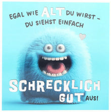 3D Musikkarte "Egal wie alt du wirst ..."