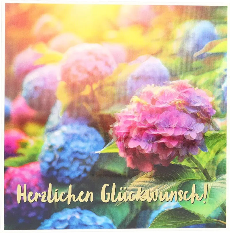 3D Musikkarte "Herzlichen Glückwunsch!"