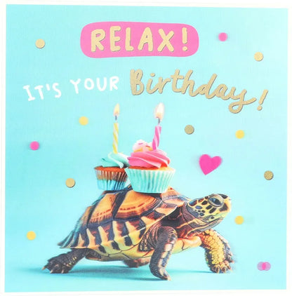 3D Musikkarte "Relax! It's your Birthday!"