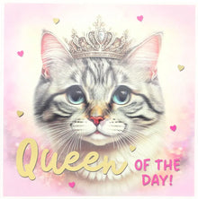 3D Musikkarte "Queen of the day!"
