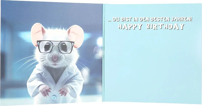 3D Musikkarte "Wir haben alles analysiert und sind ..."