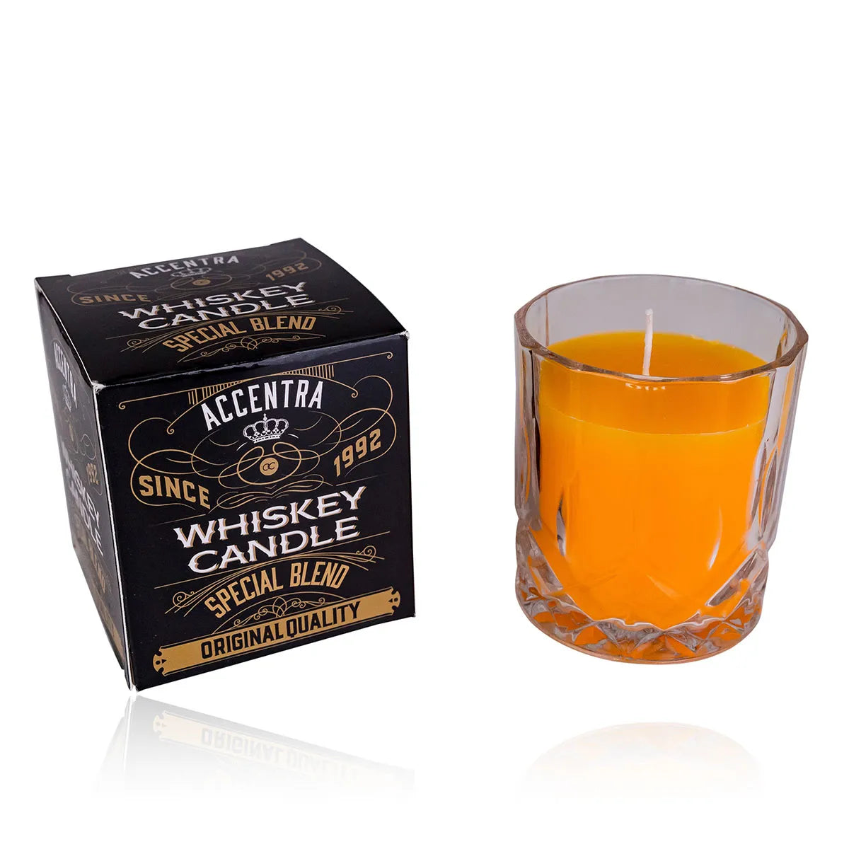 Accentra Duftkerze für Männer "Whiskey"