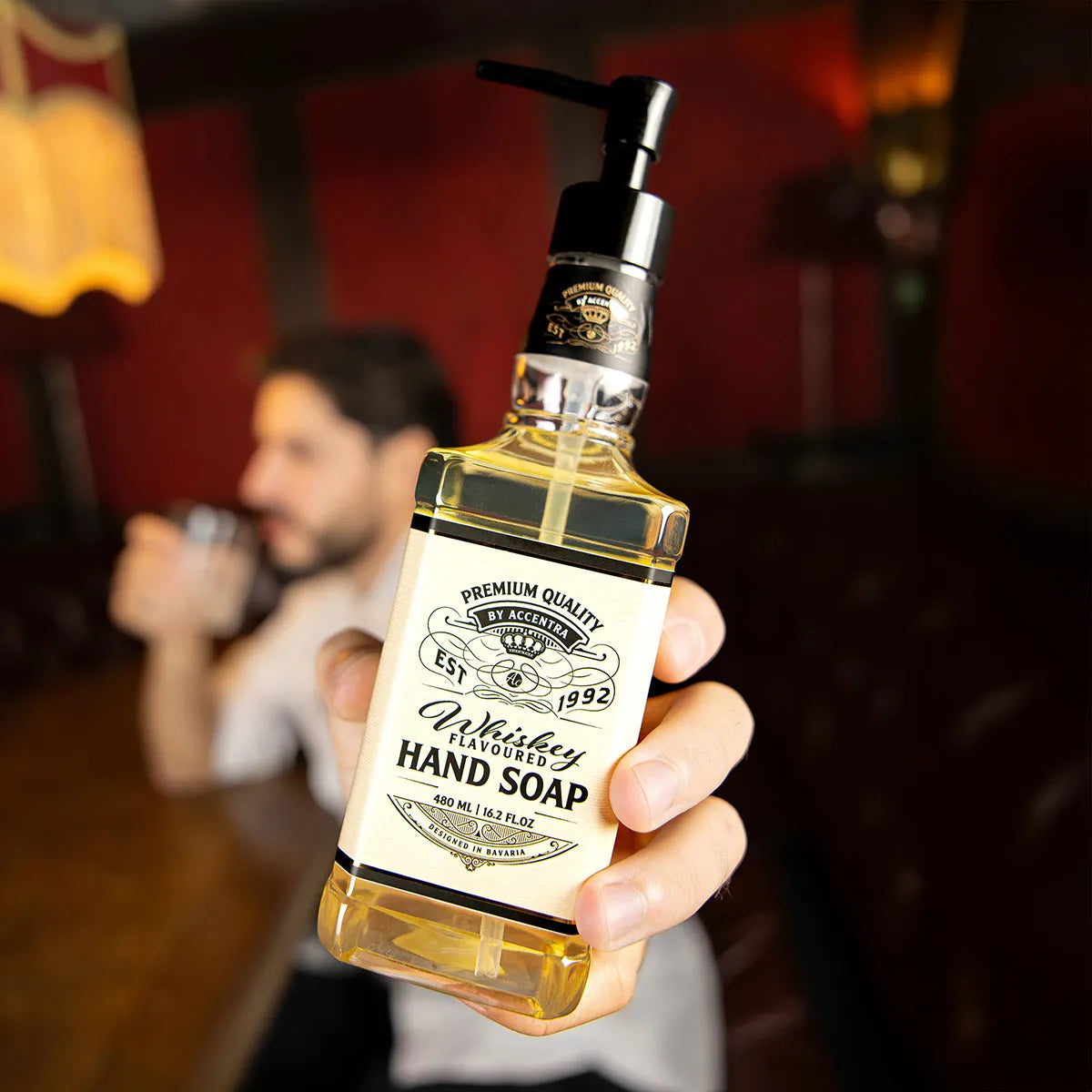 Accentra Seifenspender mit Handseife "Whiskey"