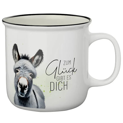 Geschenk für Dich - Kultbecher "Esel" - Zum Glück gibt es Dich