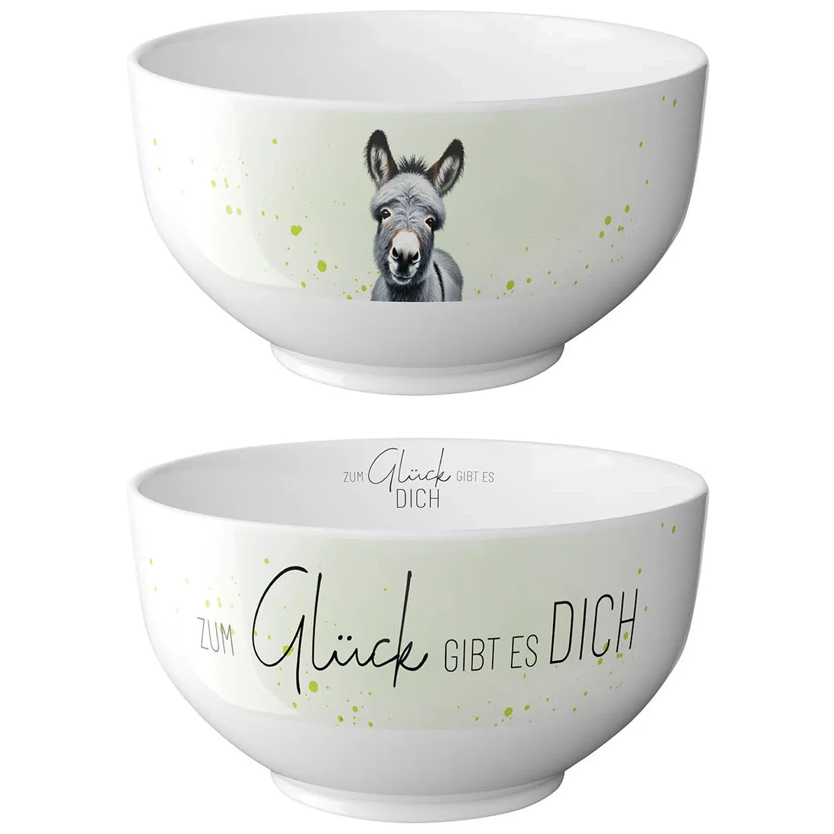 Geschenk für Dich - Schälchen "Esel" - Zum Glück gibt es Dich