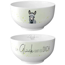 Geschenk für Dich - Schälchen "Esel" - Zum Glück gibt es Dich