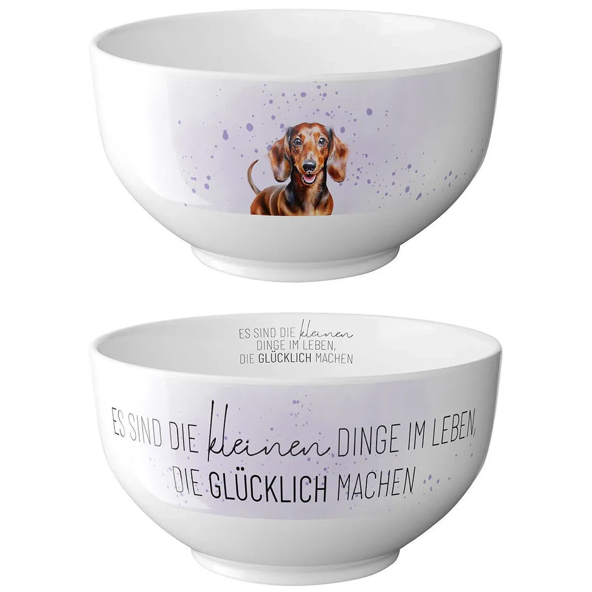 Geschenk für Dich - Schälchen "Dackel" - Die kleinen Dinge im Leben