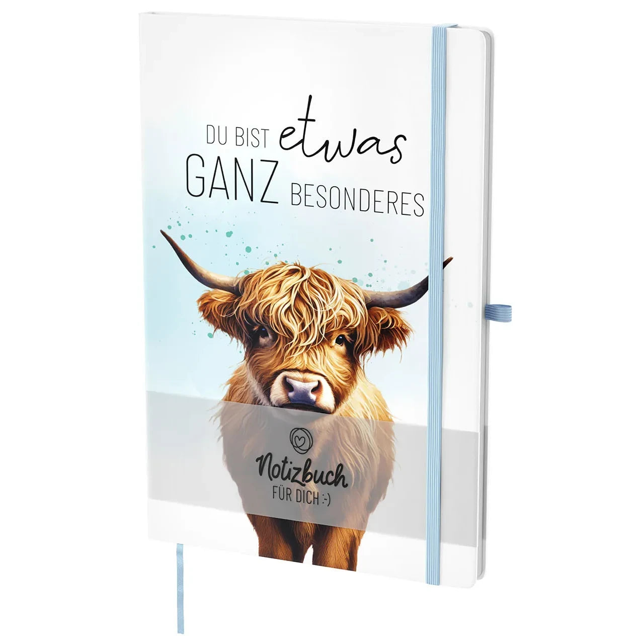 Geschenk für Dich - Notizbuch "Hochlandrind" - Du bist etwas ganz Besonderes