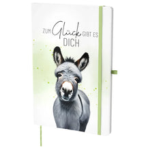 Geschenk für Dich - Notizbuch "Esel" - Zum Glück gibt es Dich
