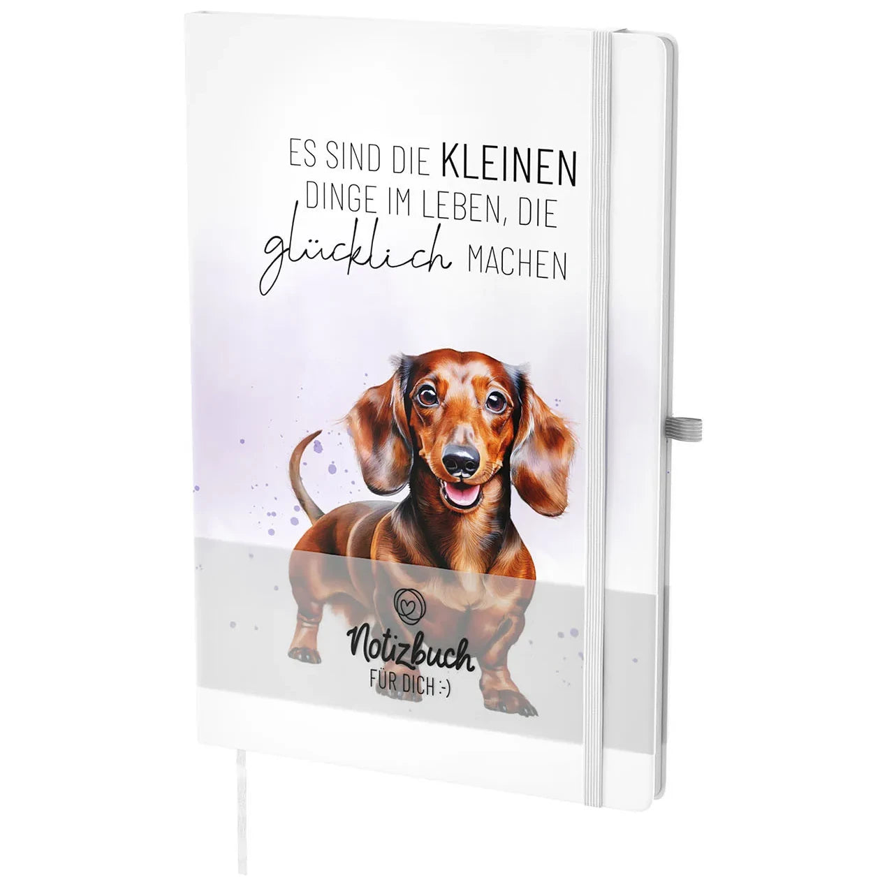 Geschenk für Dich - Notizbuch "Dackel" - Die kleinen Dinge im Leben
