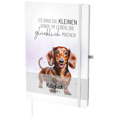 Geschenk für Dich - Notizbuch "Dackel" - Die kleinen Dinge im Leben