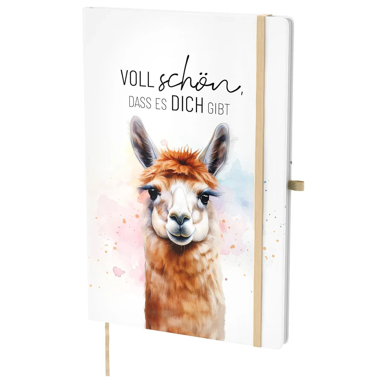Geschenk für Dich - Notizbuch "Lama" - Voll schön, dass es Dich gibt