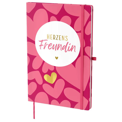 Geschenk für Dich - Notizbuch "Herzensfreundin" - Herzen