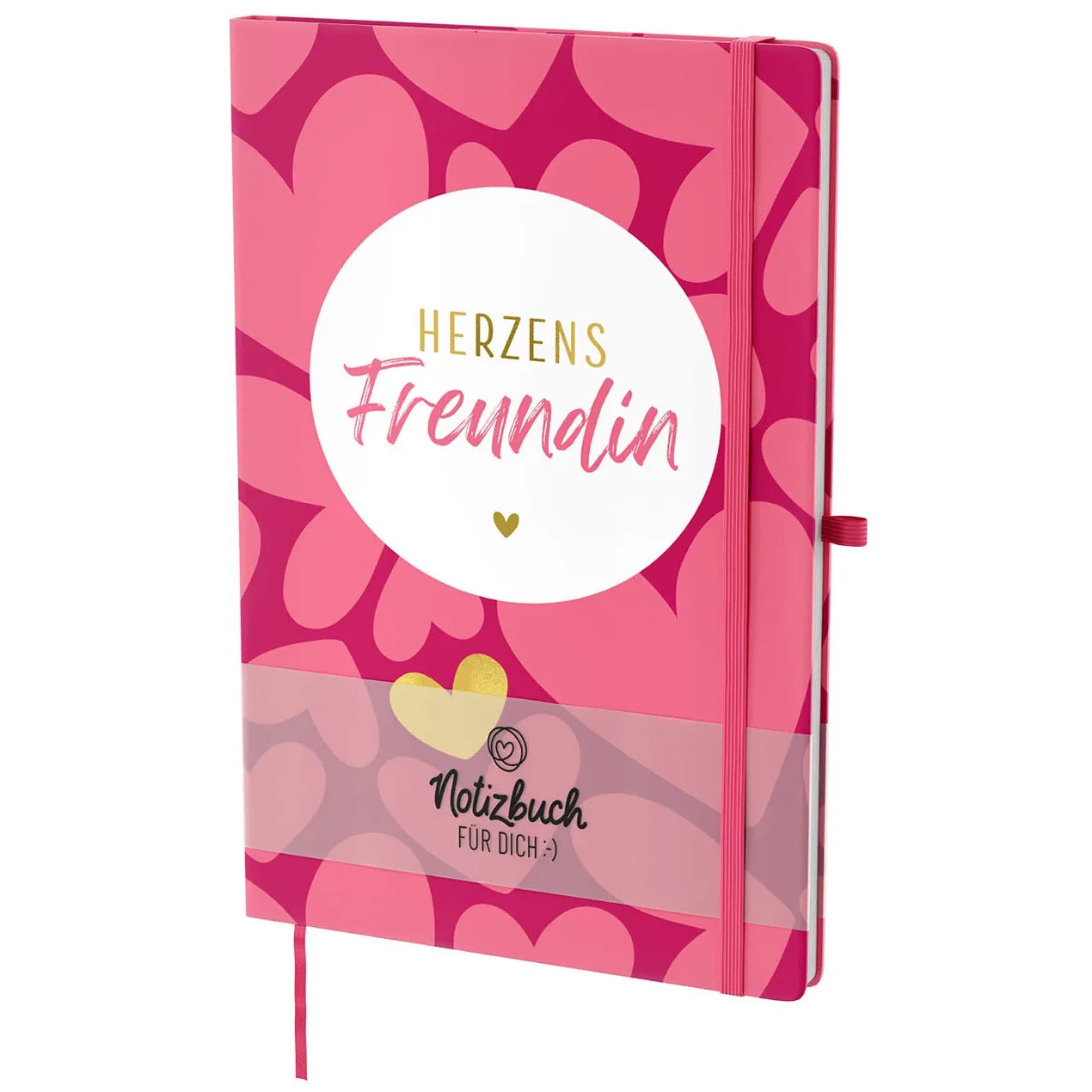 Geschenk für Dich - Notizbuch "Herzensfreundin" - Herzen