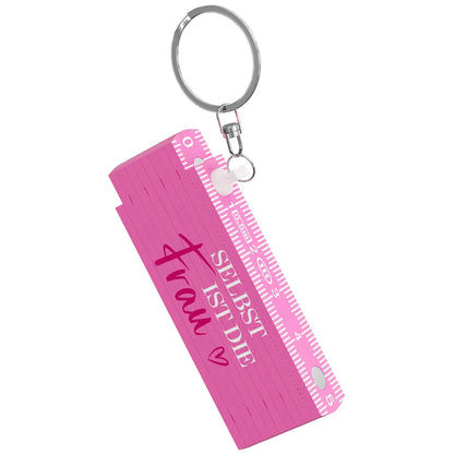 Geschenk für Dich - Mini-Zollstock "Selbst ist die Frau"
