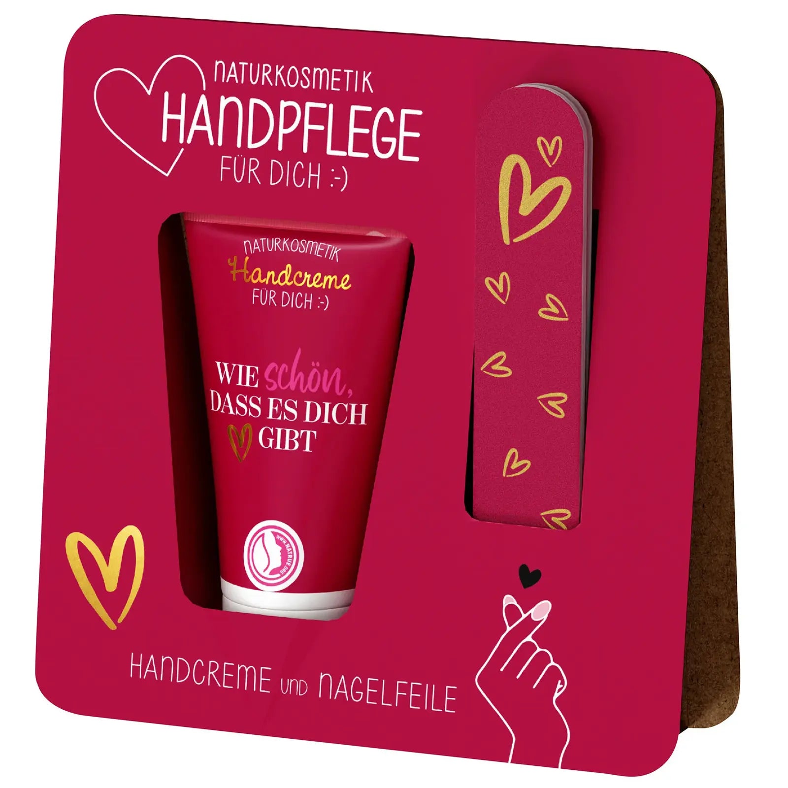 Geschenk für Dich - Handpflege-Set "Schön" - Herz