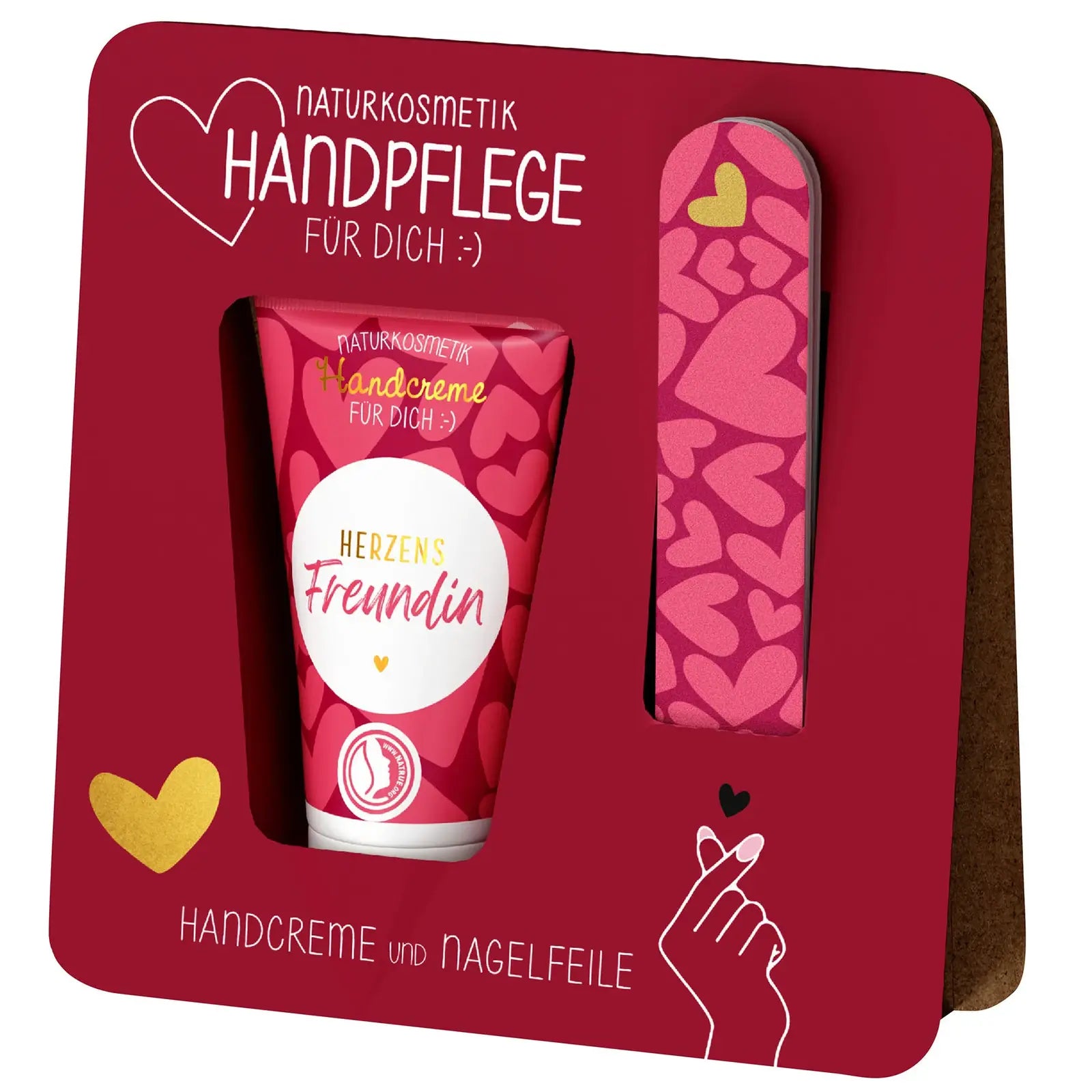 Geschenk für Dich - Handpflege-Set "Herzensfreundin" - Herzen