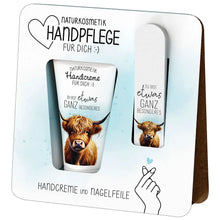 Geschenk für Dich - Handpflege-Set "Hochlandrind" - Du bist etwas ganz Besonderes