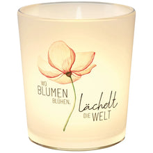 Geschenk für Dich - Windlicht "Blüte" - Wo Blumen blühen