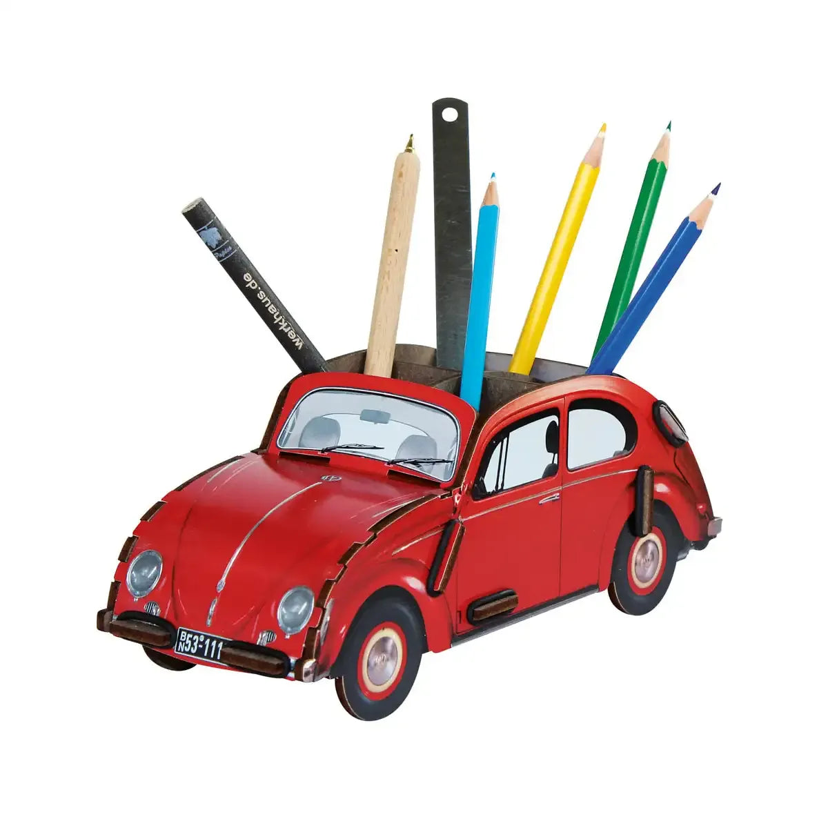 WERKHAUS Stiftebox VW Käfer Rot