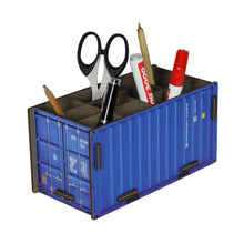 WERKHAUS Stiftebox Container Blau