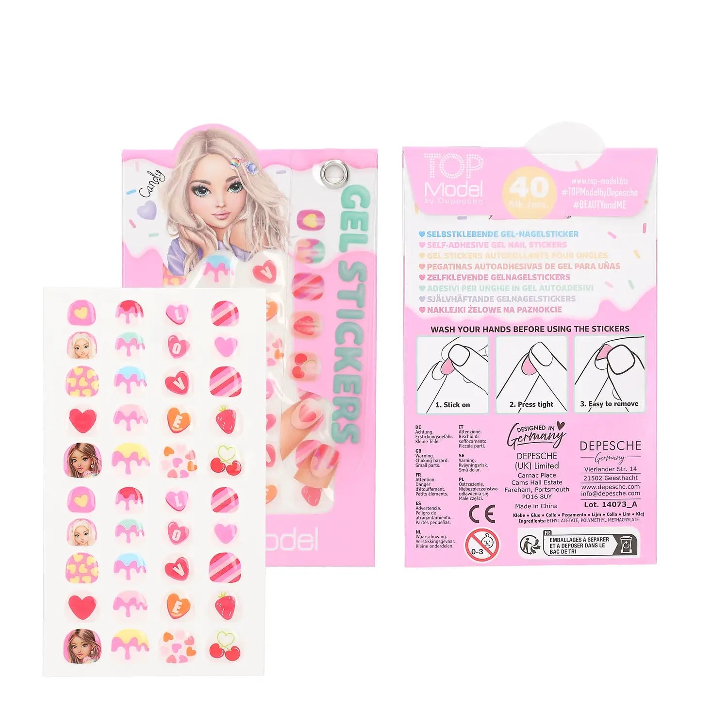 TOPModel Gel Nagelsticker CANDY GLAM